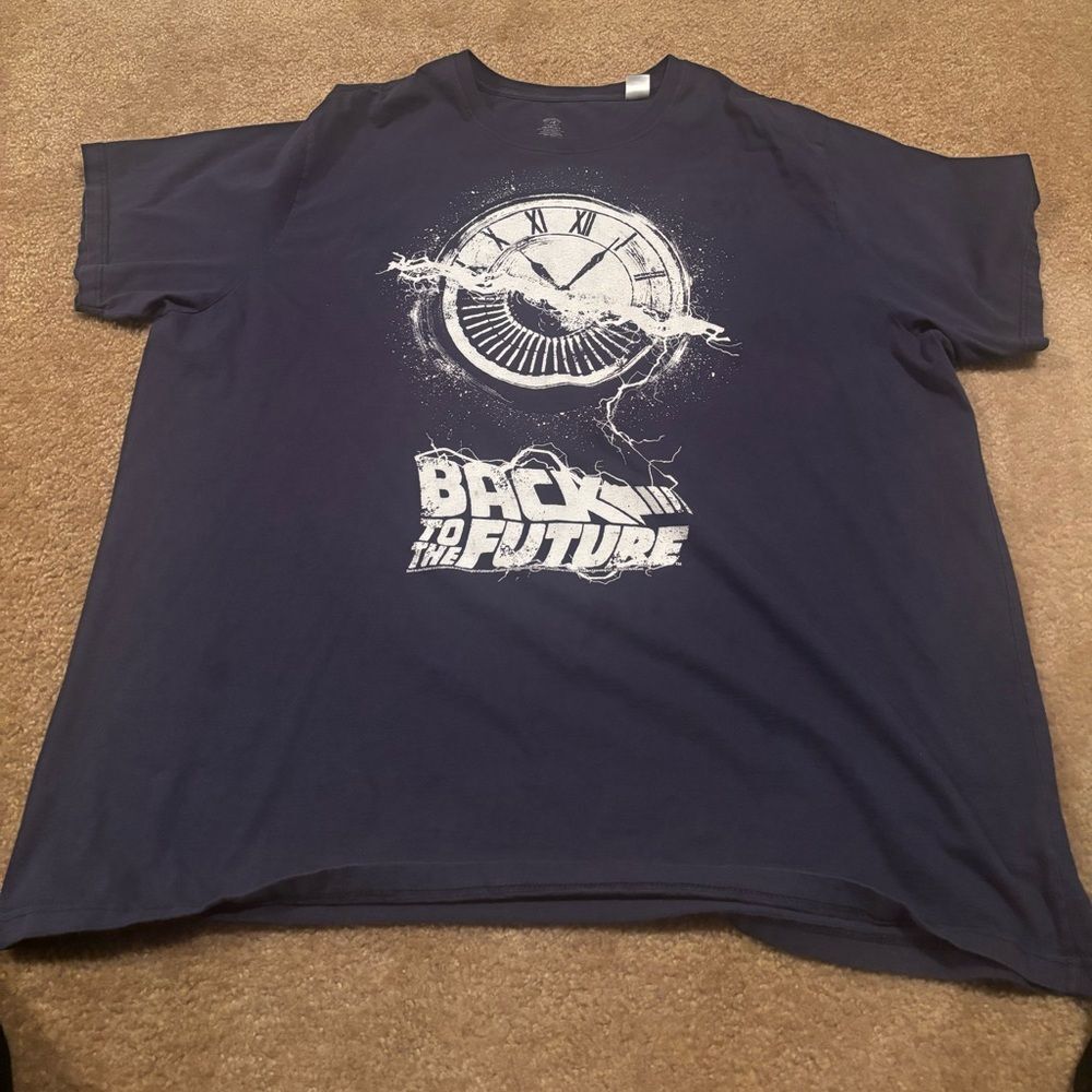Back to the Future Navy Graphic Tee